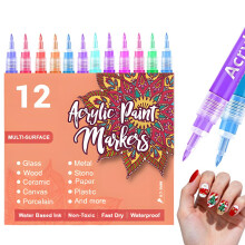 Nagelstift Set 2026 Neu - Nagellack Marker für Kinder & Erwachsene, Schnell Trocknende Acrylstifte für DIY Design