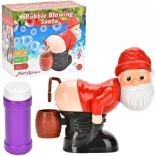 Blasenblasender Weihnachtsmann Weihnachtsmann Blasenmaschine Blasenbläser Maschine Santa Spielzeug - Mit Blinklichtern, Automatische Blasenmaschine