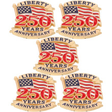 5 spille bandiera americana, spille bavero giorno dell'indipendenza, spille compleanno 250esimo America, accessori memorial day veterani