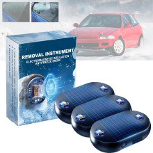 Elektromagnetisches Schneeräumgerät Neu Solarbetrieben Auto Enteiser Effizient Praktisches Wintergeschenk für Fahrer