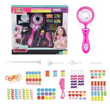 Tresseuse Electrique Automatique pour Enfants, Machine a Tresser les Cheveux DIY, Kit Coiffure (Grande boîte)