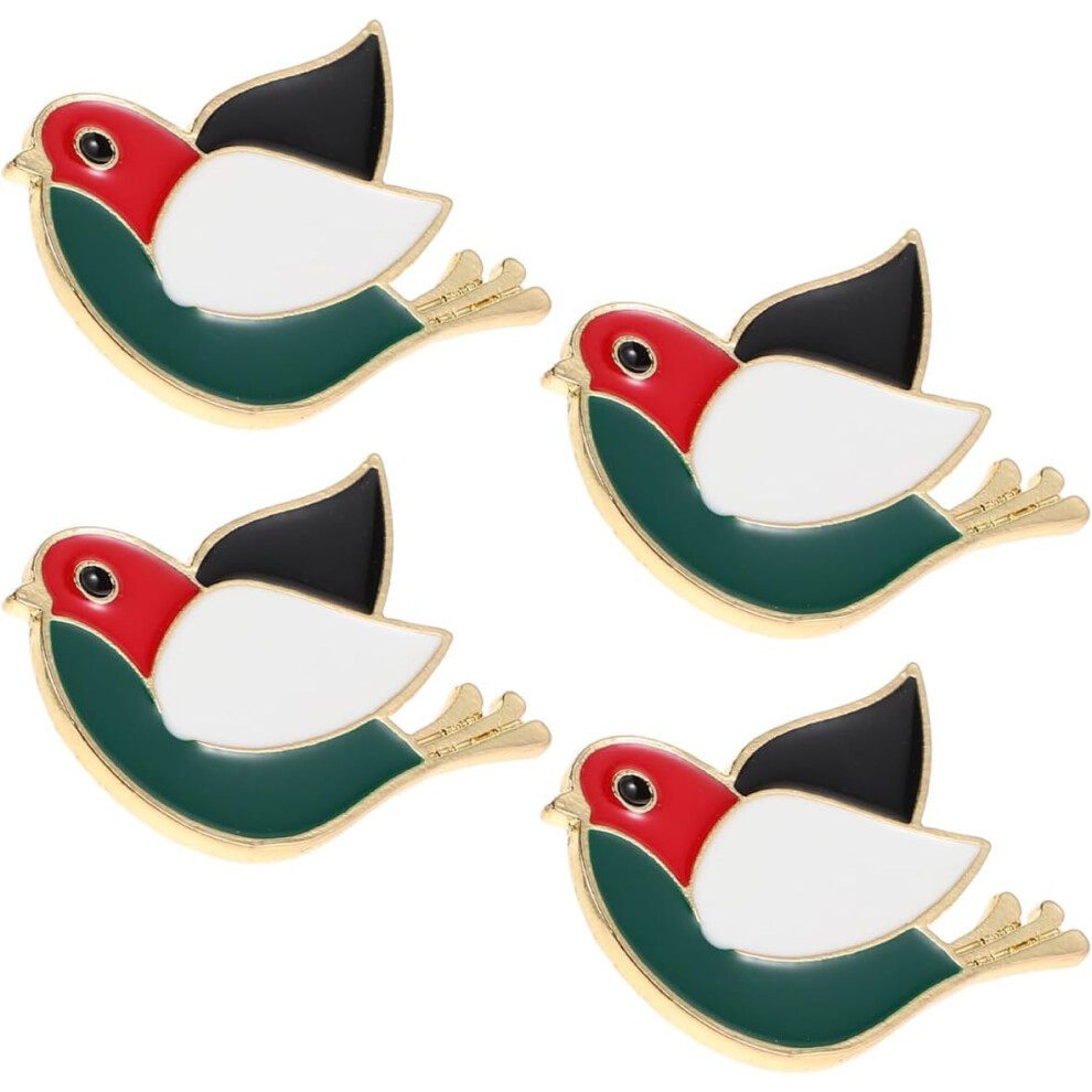 Oimg 4Pcs Palestine Flag Lapel Pin Set For Parties - National Celebrations Palestine Badge For Hat Clothing Backpack Jacket