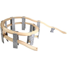 Acessórios para Conjunto de Trem de Madeira - Kits de Montagem Espiral