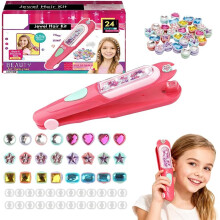 Hair Gem Stamper for Girls 2026 New Glitter Diamond Styling Tools - Upgrade with Reusable Shining Diamonds Birthday Gifts