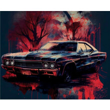 5D Diamant Malerei Set für Erwachsene Vollbohrer Supernatural Auto Kunst Geschenk Quadrat Diamant Dots Wanddekoration