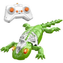 Muur Klimmende Gecko Oplaadbare Afstandsbediening Muur Kruiper Hagedis Robot Vloer Plafond Kruipend Electrisch Groen