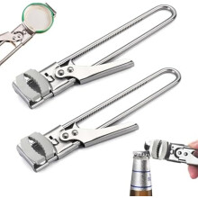 Adjustable Stainless Steel Jar Opener Gripper Tight Lid Opener for Seniors Kitchen Camping Tools 2Pcs