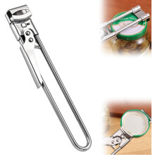 Adjustable Stainless Steel Jar Opener 2026 Upgraded Easy Grip Jar & Bottle Opener for Weak Hands Seniors Kitchen Gadgets