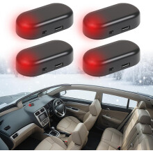 Car Interference Antifreeze Instrument Window Rechargeable Anti-Freeze Kit Windshield De-Icer Easy Adhesive Mount 4PCS