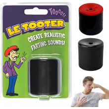 Macchina Scoregge Novità "Pooter" Originale, Fischietto Rumore Scoreggia, Giocattolo Scherzo Tascabile, Realistico, per Video Scherzo(Nero)