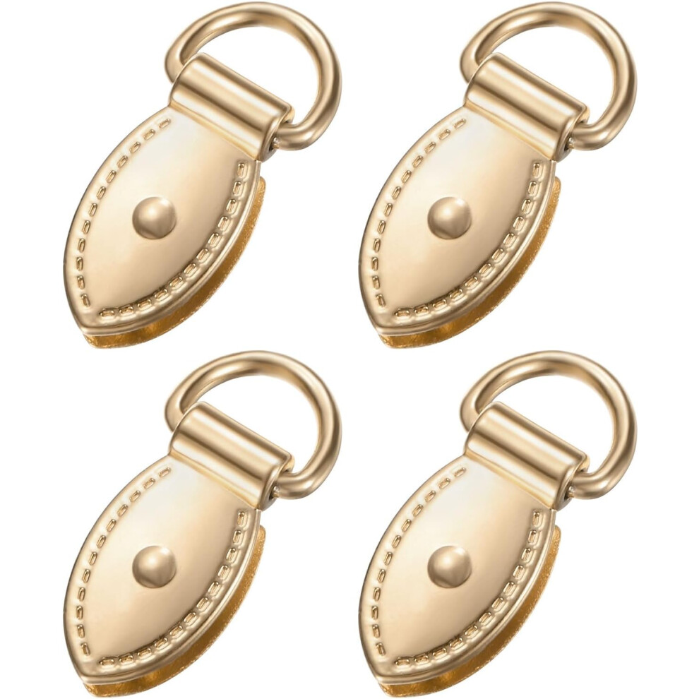 4 Szt KlipsóW Bocznych Do Toreb Metalowy Zawias Listek Connector Z KarabińCzykiem D Do Torebki Kluczy Diy-image