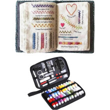 Neu Stickstich Buch Kit All-in-One Stickstich Buch und Nähset Handstickmuster Set für DIY Bastler 1 Set