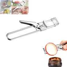 Adjustable Stainless Steel Jar Opener Multifunctional Can Opener Bottle Opener Kitchen Gadgets for Seniors Kids