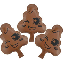 Cuscino Scoregge per Bambini, Scherzi per Bambini e Adulti 3PZ Cuscino Scoregge ad Auto-Gonfiaggio a Forma di Cacca, Scherzo Divertente per Feste