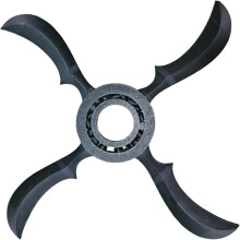 3D-gedruckter Spiralshuriken Fidget Spinner, Spielzeug mit perfektem Griff für Cosplay, Stress- und Angstabbau, moderne Schreibtischdeko
