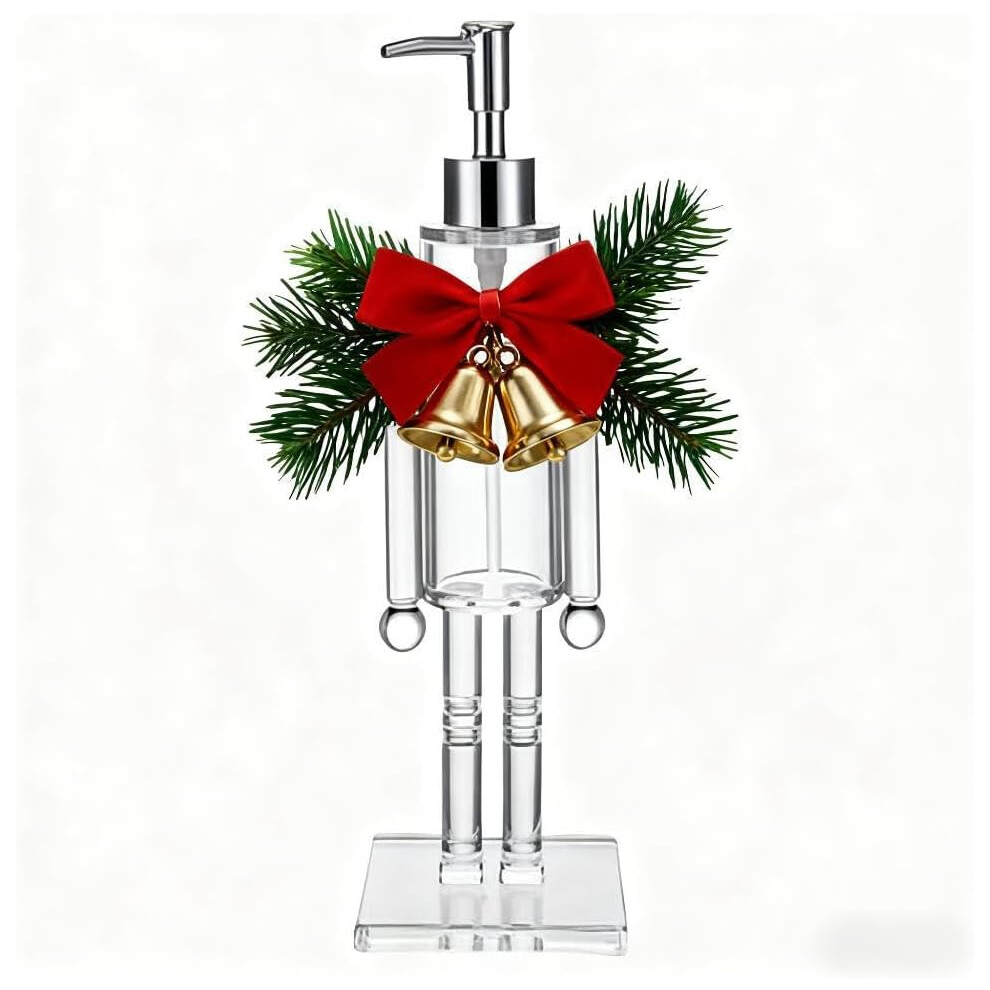 ŚWiąTeczny Dozownik MydłA Dziadek Do OrzechóW, Akrylowy, Przezroczysty, Dekoracja Do łAzienki I Kuchni-image