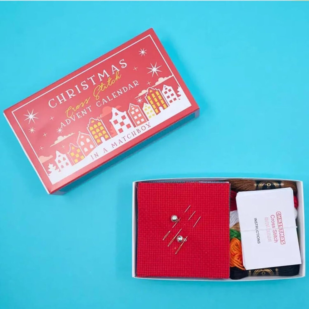 Weihnachts Countdown Stick Set für Anfänger Sticke Adventskalender 2024 ...