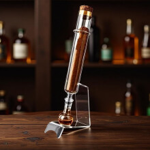 Zigarren Aromatherapie Glasröhren mit Basis DIY Humidor Aromatherapie Aufbewahrungsröhren Geschenk für Zigarrenliebhaber