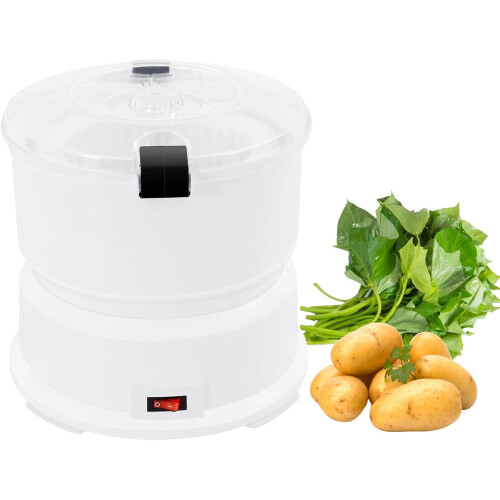 Electric Potato Peeler 85W Automatic with Vegetable Dehydrator | Dual Safety Locks Kitchen Tool