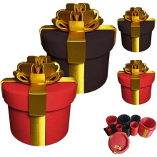 Scatola Regalo Annoying con Viti Annidate, Scatola Nidificata Scherzo Stampata 3D Riutilizzabile, Scatola Rompicapo per Soldi, per Feste (2pz-C)