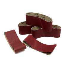 Sandpaper Abrasive Bands 75x457 Mm 20 Pcs Mixed Grit 60 80 120 240 For Leather Metal Wood Grinding And Polishing