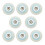 Inline Roller Skate Wheels 8Pack 80mm 90A Durable Blue Glow In The Dark Replacement 1