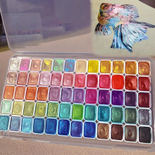 Conjunto de Pintura de Aquarela Cambiante Florestal - 20 Cores, Tintas Metálicas, Cintilante para Crianças