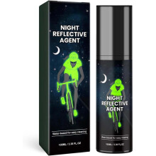 Spray Pittura Fluorescente che Brilla al Buio, Latta 100ml, Vernice Trasparente che Brilla, per Vestiti, Alta Visibilità