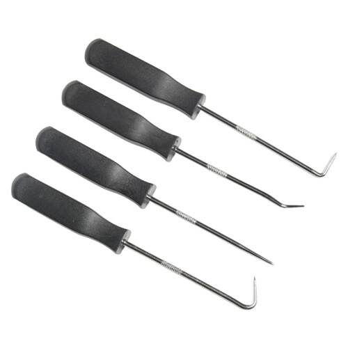 4Pcs Heat Treated Seal Hook Extractor Set Oil Seal Puller Hook