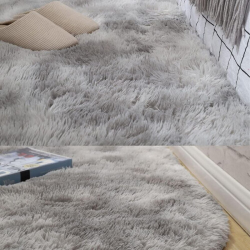 Χαλί Shag Fuzzy για παιδικό δωμάτιο, πολυτελή χαλιά από τεχνητό μαλλί ζώων, εξαιρετικά 2