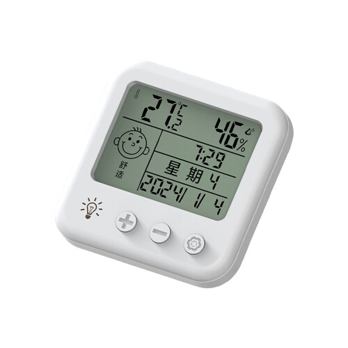 Compteur de température et d'humidité de haute précision, grand