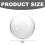 Luxurious Clear Plastic Ornaments, Perfect For Diy Craft Projects Including Bath Bombs, With Easy Opening Feature 6