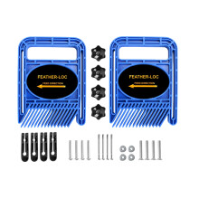 Multipurpose Double Featherboards Miter Gauge Slot-Blue