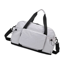 Foldable Luggage Bag Large Compartments Gym Travel-Gray