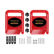 Featherboards Set Miter Gauge Slot Woodworking Sawing Table-Red