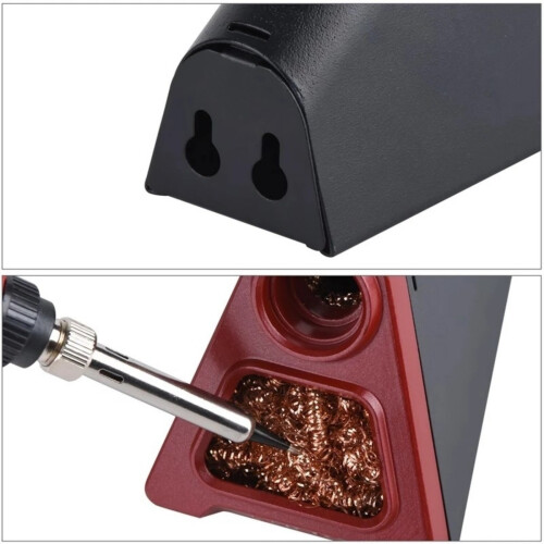 Quick Assembly Soldering Iron Holder Stand With Solder Tip-Red 2