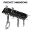 Permanent Powder Varnished Steel Pliers Wall Planner For Tool 4