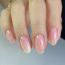 Acryl valse nagel, kunstmatige nagelstok op nagelpers op