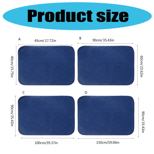 Skin Friendly Reusable Incontinence Mattress Protector With-B 2