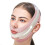 Face Shaper Face Lifting Bandage Soft Nylon Fabric Face-Pink 1