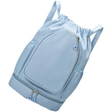 Sports Bag Drawstring Backpacks Large Capacity Tennis-Sky Blue