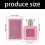 Elegant Bottle Design Perfume With Strawberry Vanilla Extracts 6