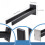 Ladder Design Towel Rack, Space-saving Wall Mounted With Strong Adhesion For Durable Use 2