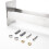 Ladder Design Towel Rack, Space-saving Wall Mounted With Strong Adhesion For Durable Use 5