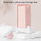 Automatic Cotton Pad Dispenser Wall Installable-Starry sky gray 5