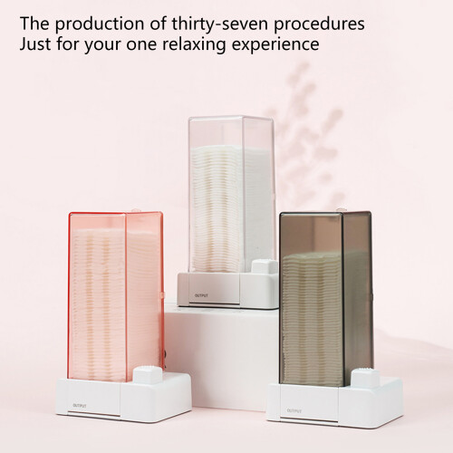 Automatic Cotton Pad Dispenser Wall Installable-Starry sky gray 2