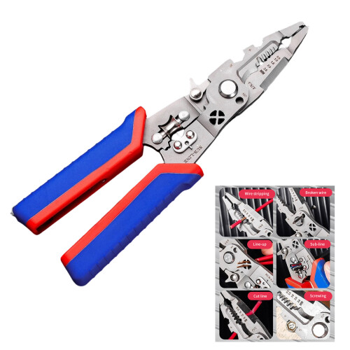 Multifunction Wire Stripper Cutter Voltage Alarm-Speaker sound 2