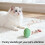 Jouet d'interaction pour chats, boule à roulement-Jaune terreux 7