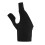 2 Straps Adjustable Thumb Support Glove Unisex Soft-right Black 1
