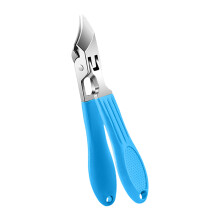 Brede kaak schuine nageltrimmer voor dikke teennagels met-blauw